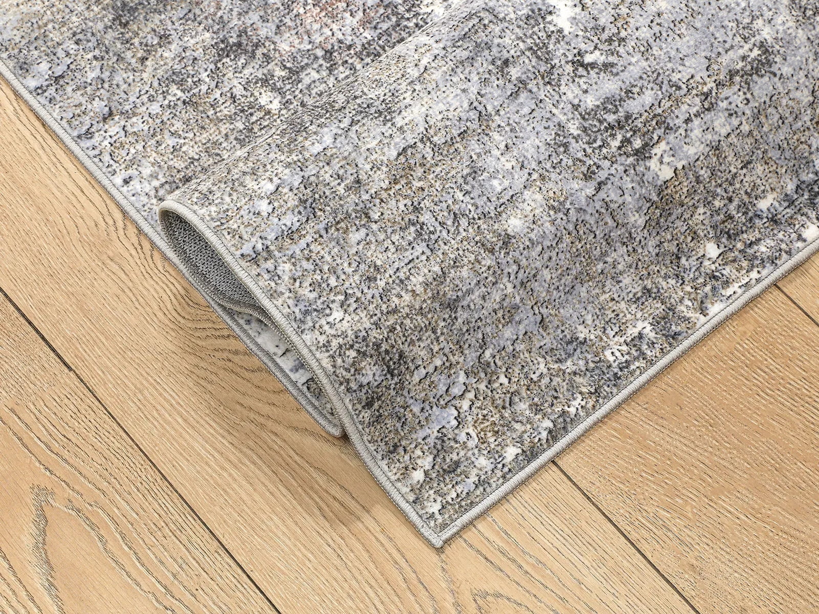 BERTHMEER 8'x10' Large Abstract Area Rugs for Living Room Bedroom Farmhouse Office non-slip Machine Washable, Blue Gray