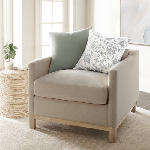 2-Pack Cotton Slub Decor Throw Pillows in Jacobean by Comfort Canopy