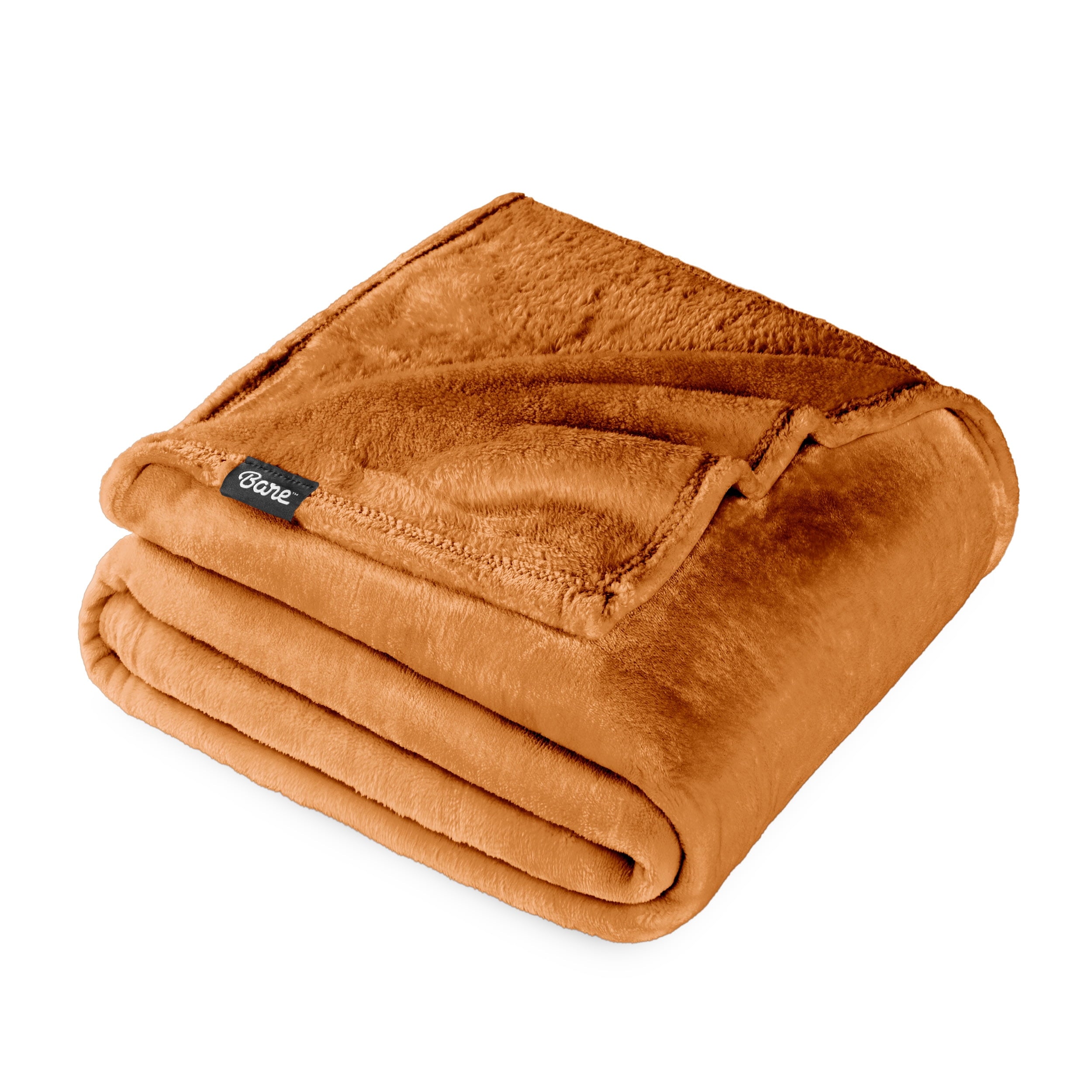 Bare Home Microplush Fleece Blanket - 300 GSM - Fuzzy Microfleece - Soft & Plush - Full/Queen, Gray